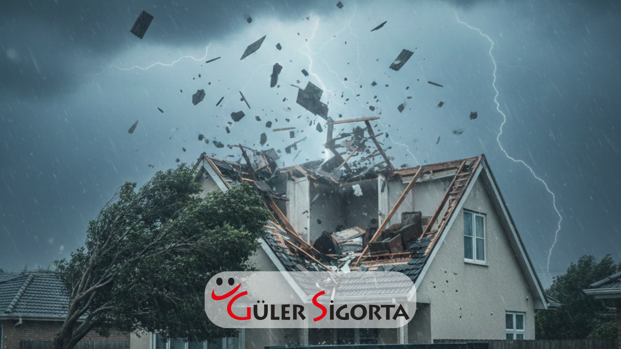 Fırtınada Çatınız Uçtu ve Komşunun Arabasına Düştü Bu Hasarı DASK mı, Konut Sigortası mı, Yoksa Cebiniz mi Öder